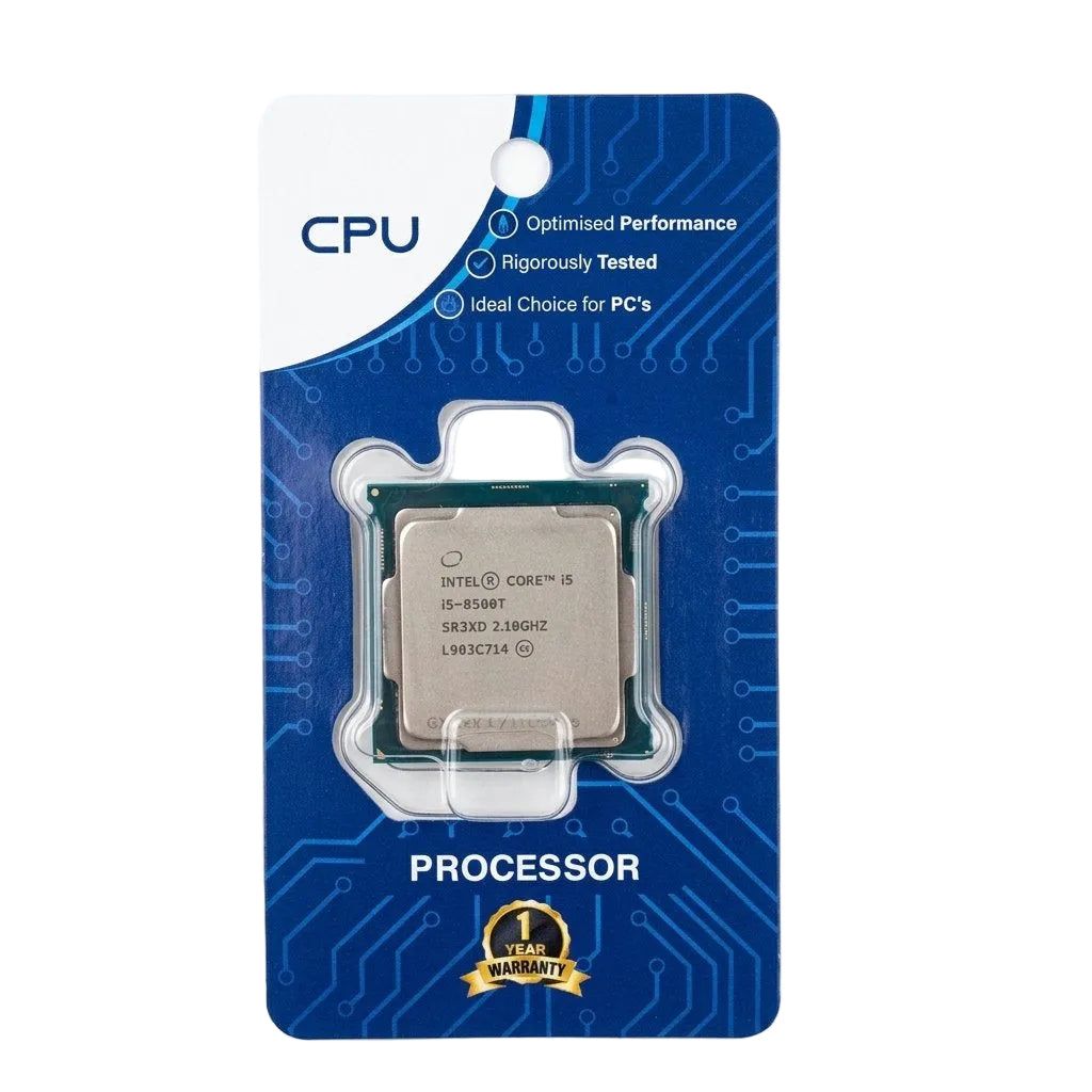 Intel Core i5 8th Gen 8500T 2.10Ghz processor Front Image