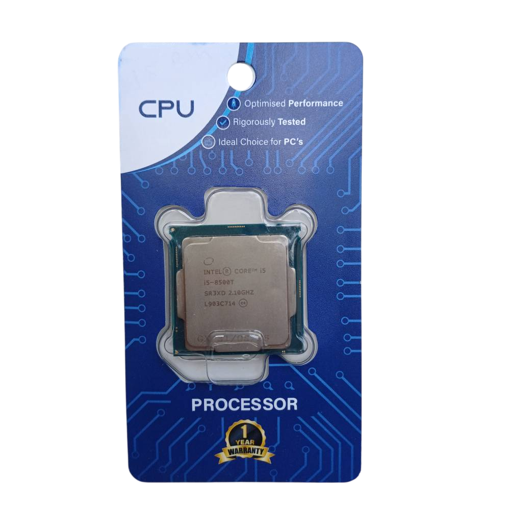 Intel Core i5 8th Gen 8500T 2.10Ghz processor Front Image
