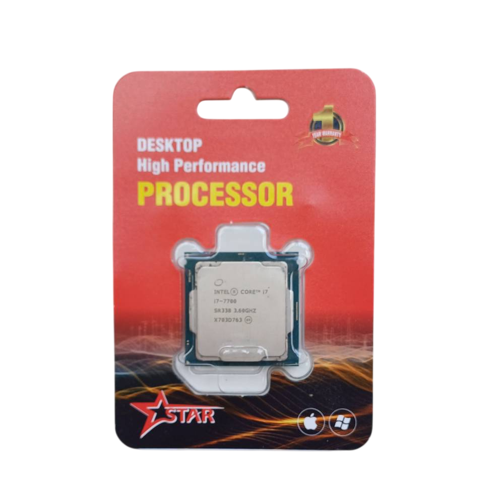 Intel Core i7-7700 7th Gen Processor | 4 Cores 8 Threads | 3.6GHz to 4.2GHz | LGA1151 | Refurbished