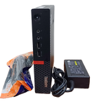 Rubbished Lenovo m910q 7th gen mini pc with adapter and power cable