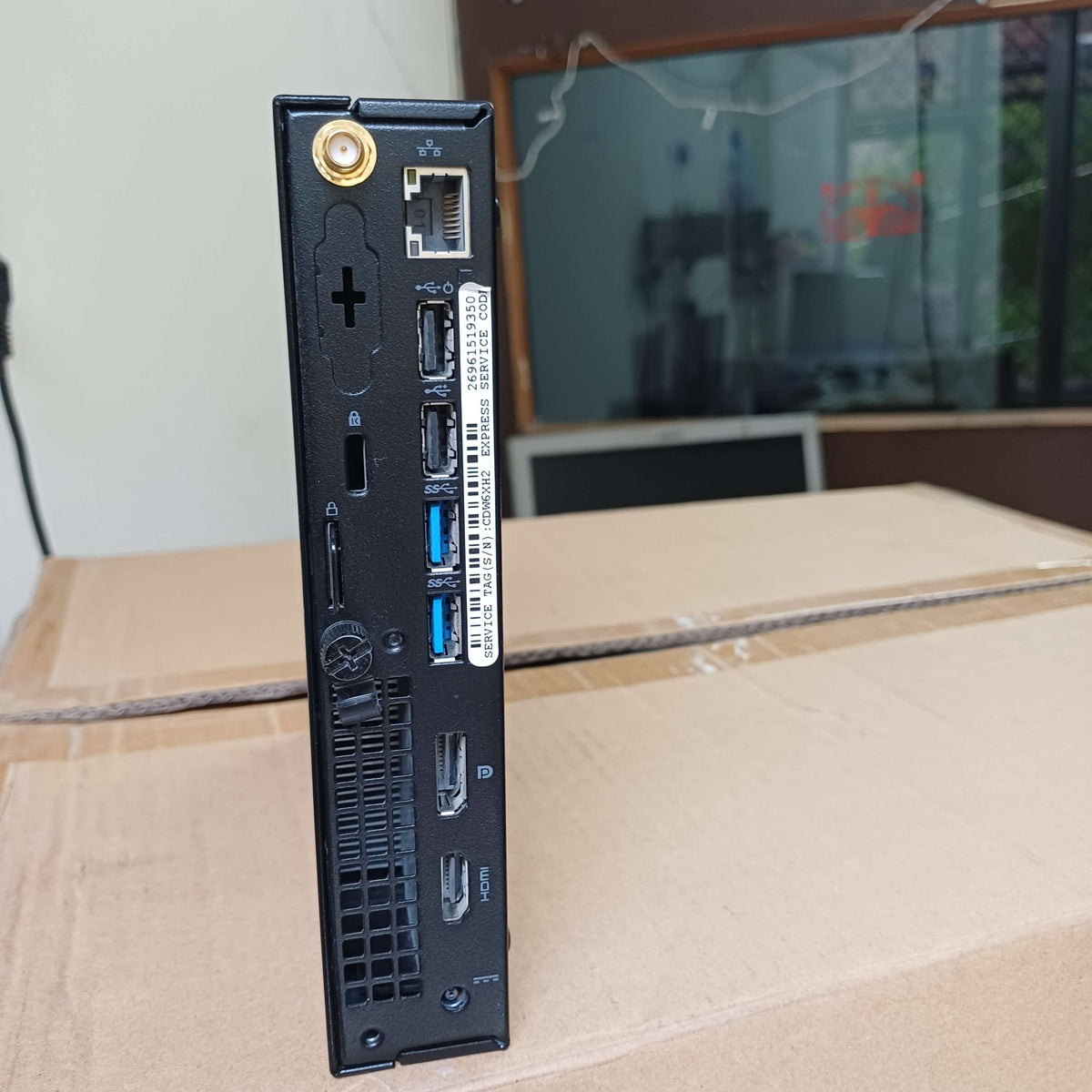 Orignal Back Image Of Refurbished Dell Optiplex 3040 core i7 Mini PC