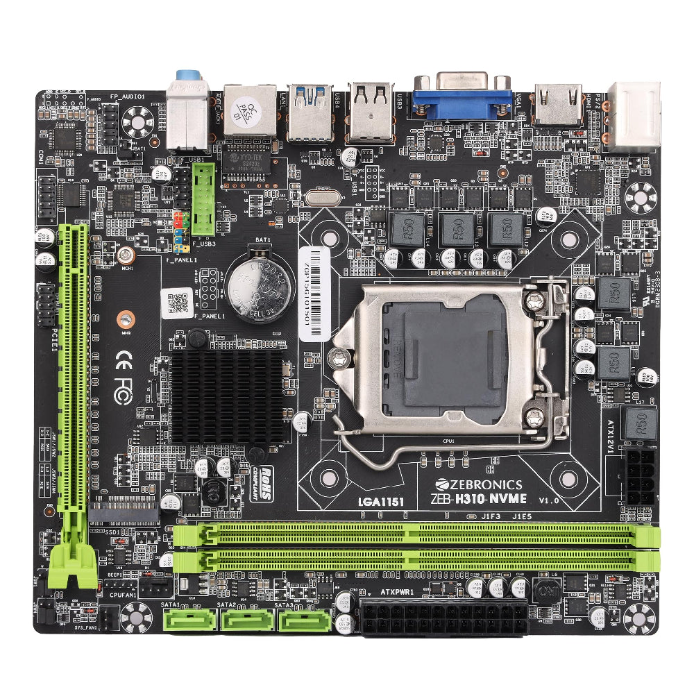 Z310 Motherboard for Assembled Desktop CPU – Intel Core i5 6th Gen, DDR4 RAM, LGA1151 Socket – Icon Computers India