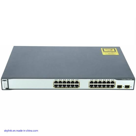 Cisco WS-C3750-24TS-S Layer 3| 24 Port Switch